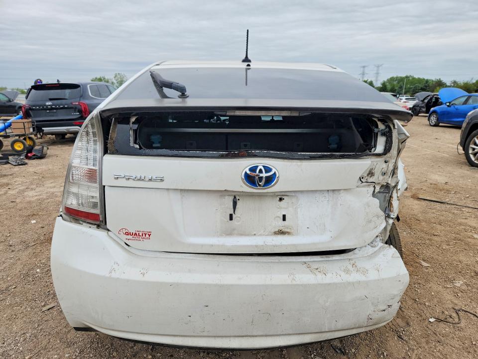 2011 Toyota Prius VIN JTDKN3DU3B0311353 COPART salvage auction — REAR END, Il - Salvage Certificate, sold $800 on 2026-07-07 (photo 6)