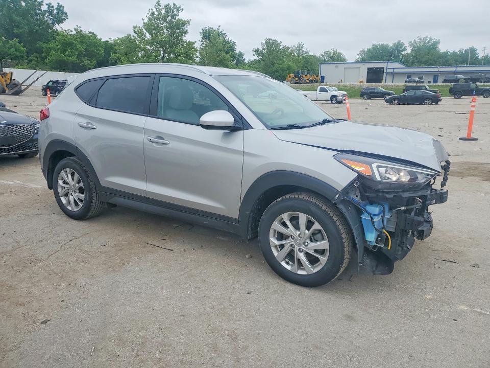 2021 Hyundai Tucson VIN KM8J33A44MU338963 COPART salvage auction — FRONT END, Mo - Salvage Certificate Of Title, sold $4,500 on 2026-07-10 (photo 4)