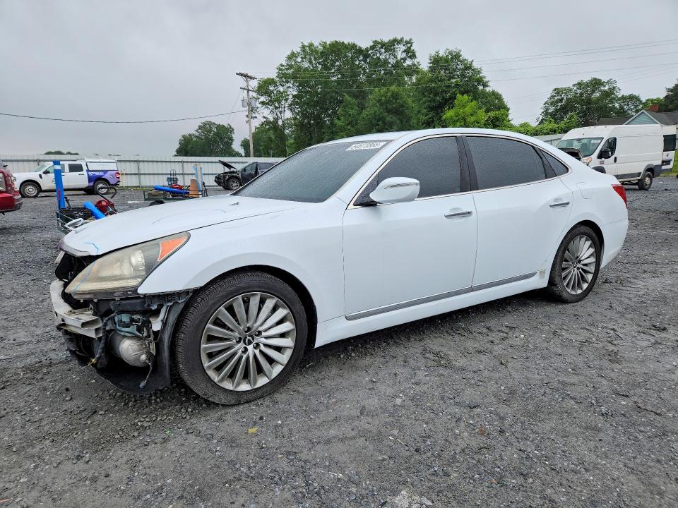 2015 Hyundai Equus VIN KMHGH4JH3FU092818 COPART salvage auction — FRONT END, NC - SALVAGE CERTIFICATE OF TITLE, sold $1,500 on 2026-07-29 (photo 1)