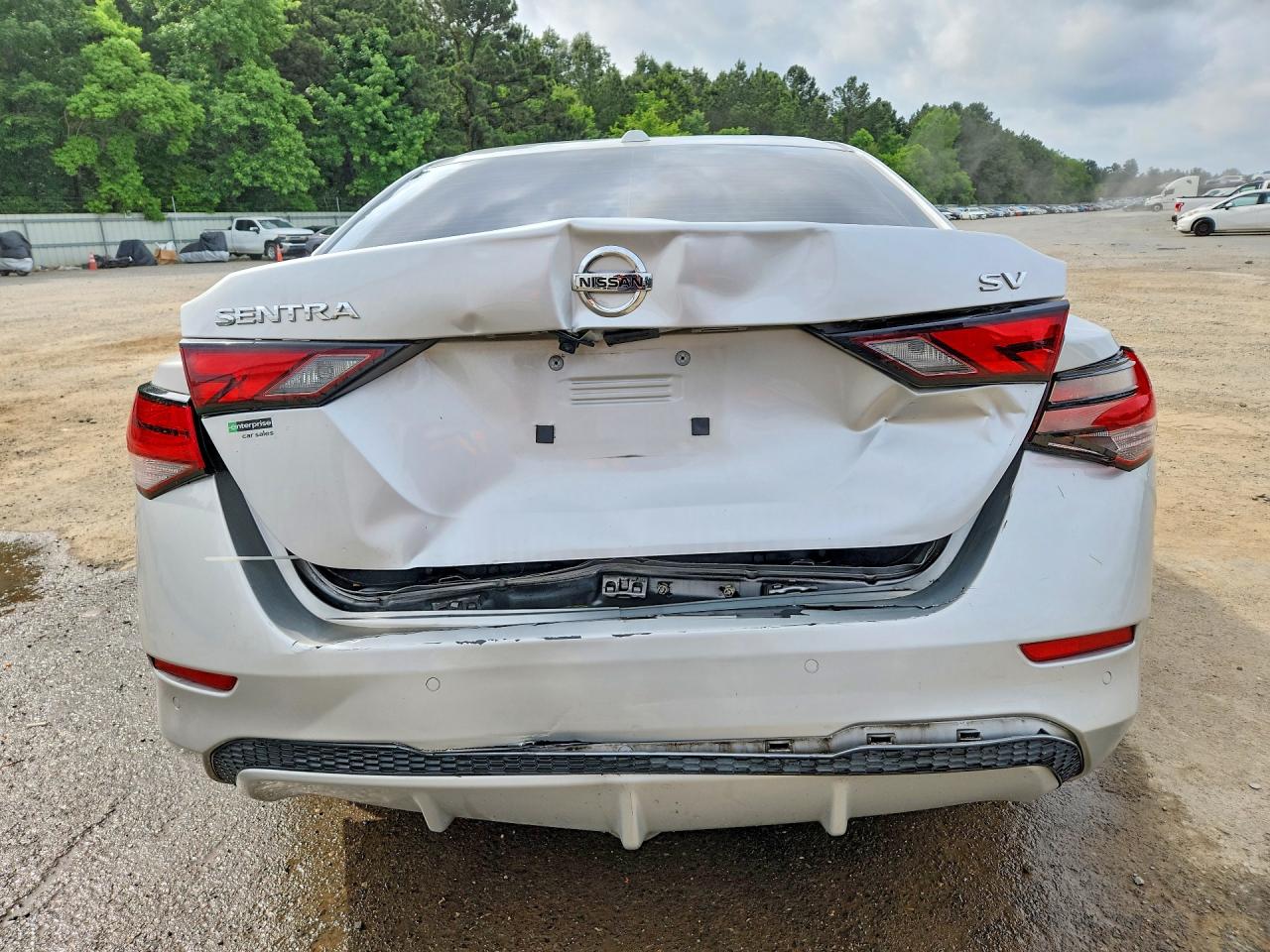 2021 Nissan Sentra VIN 3N1AB8CVXMY223522 COPART salvage auction — Rear End, LA - CERT OF TITLE-SALVAGE, sold $3,300 on 2026-07-09 (photo 6)