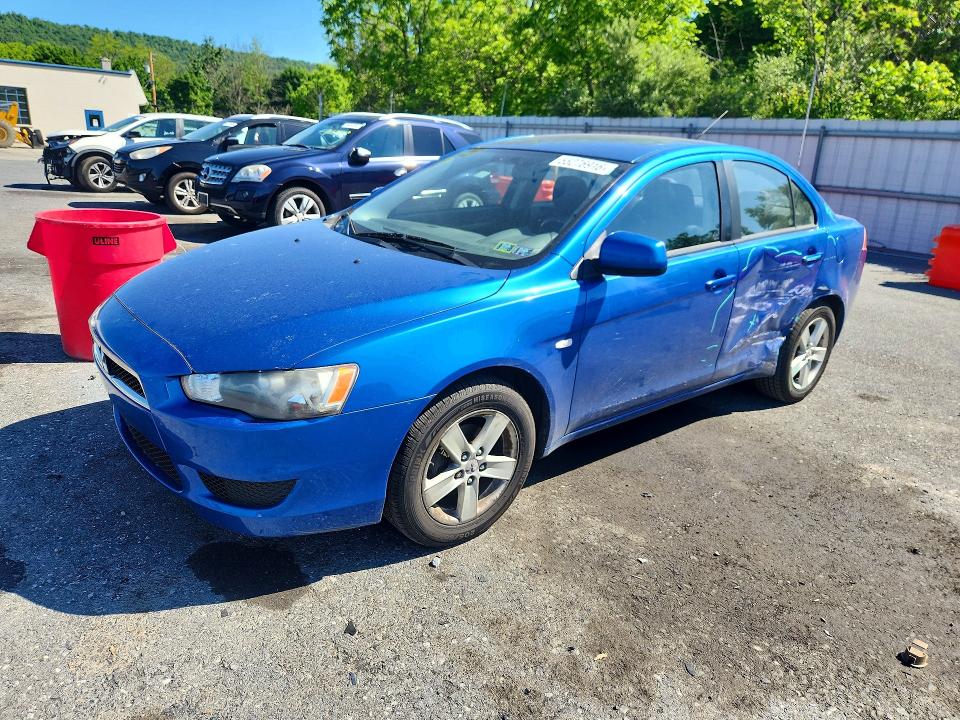 2009 Mitsubishi Lancer VIN JA3AU26U69U045155 COPART salvage auction — SIDE, Pa - Certificate Of Salvage, sold $675 on 2026-07-07 (photo 1)