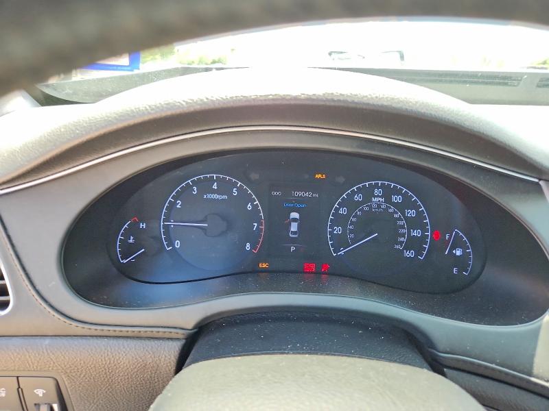 2013 Hyundai VIN KMHGC4DD7DU253790 COPART salvage auction — FRONT END, Tx - Salvage Vehicle Title, sold $1,000 on 2026-07-10 (photo 9)