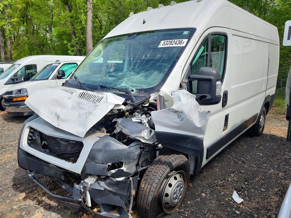 2019 Ram Promaster 2500 VIN 3C6TRVCG5KE531012 COPART salvage auction — FRONT END, Ct - Cert Of Title-Salvage, sold $2,450 on 2026-07-30 (photo 1)