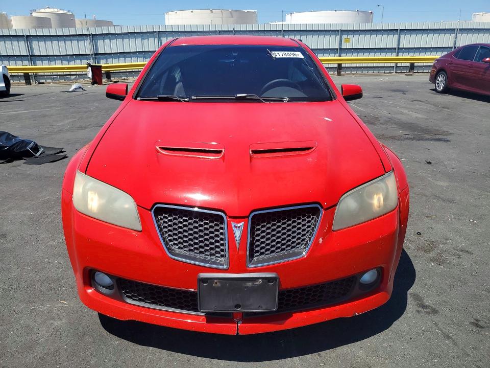2009 Pontiac G8 VIN 6G2EC57Y29L205067 COPART salvage auction — SIDE, Ca - Salvage Certificate, sold $6,300 on 2026-07-08 (photo 5)