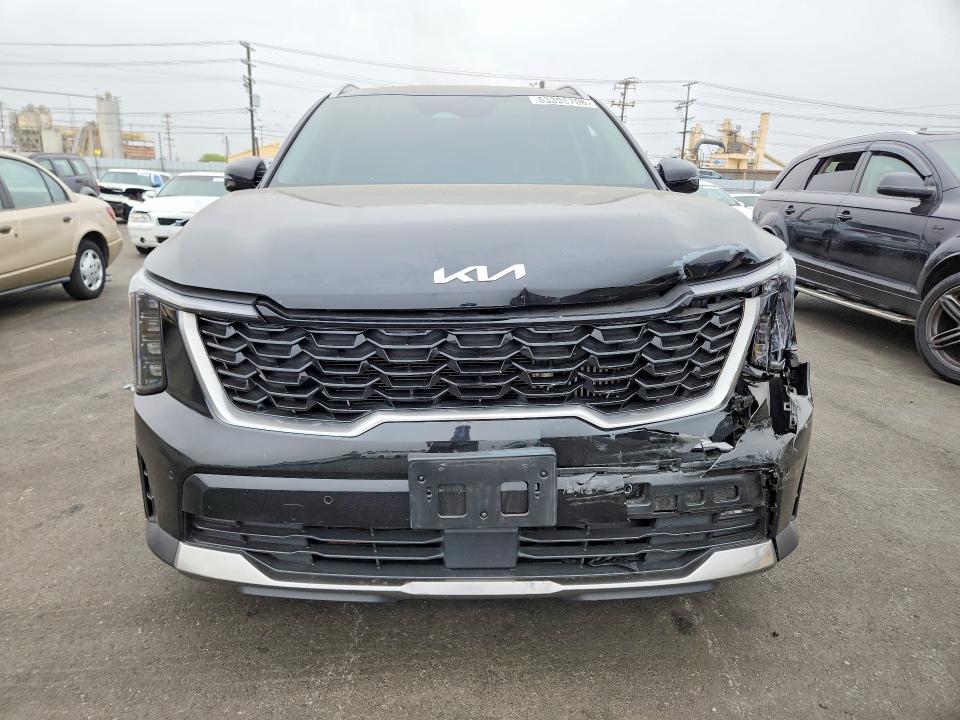 2025 Kia Sorento VIN KNDRH4JG6S5348099 COPART salvage auction — FRONT END, Ca - Salvage Certificate, sold $14,300 on 2026-07-08 (photo 5)