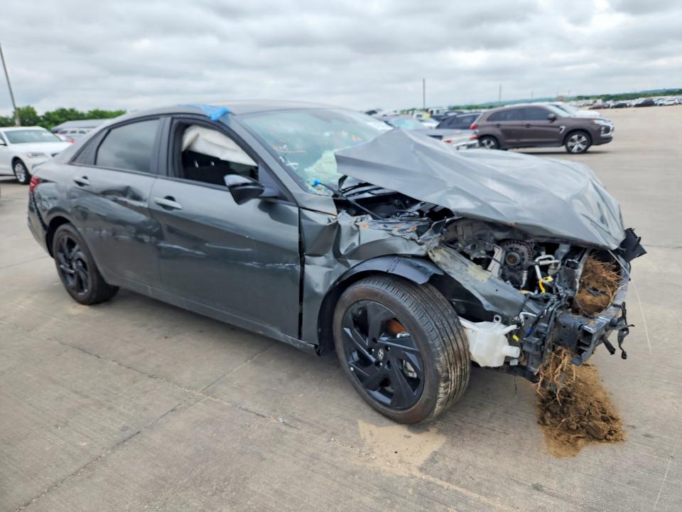 2026 Hyundai Elantra VIN KMHLM4DG2TU137689 COPART salvage auction — FRONT END, Tx - Certificate Of Title, sold $2,300 on 2026-07-09 (photo 4)