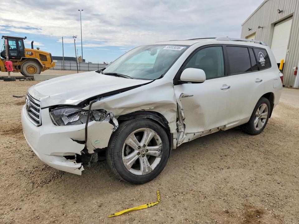 2010 Toyota Highlander VIN 5TDDK3EH4AS013814 COPART salvage auction — SIDE, Ab - Bos - Salvage, sold $900 on 2026-07-23 (photo 1)