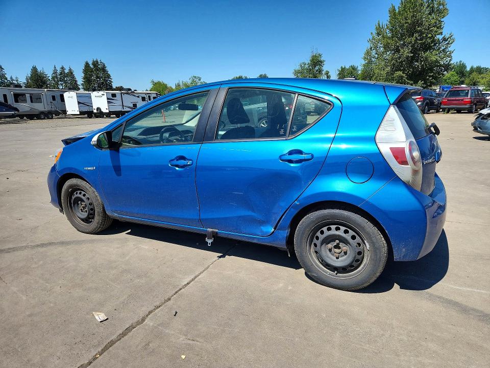 2014 Toyota Prius VIN JTDKDTB35E1066390 COPART salvage auction — FRONT END, Or - Salvage Title Certificate, sold $425 on 2026-07-20 (photo 2)