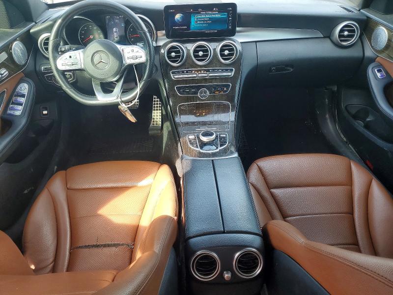2019 Mercedes-benz C-klasse VIN WDDWF8DB4KR484620 COPART salvage auction — FRONT END, TN - SALVAGE CERTIFICATE, sold $8,500 on 2026-07-09 (photo 8)