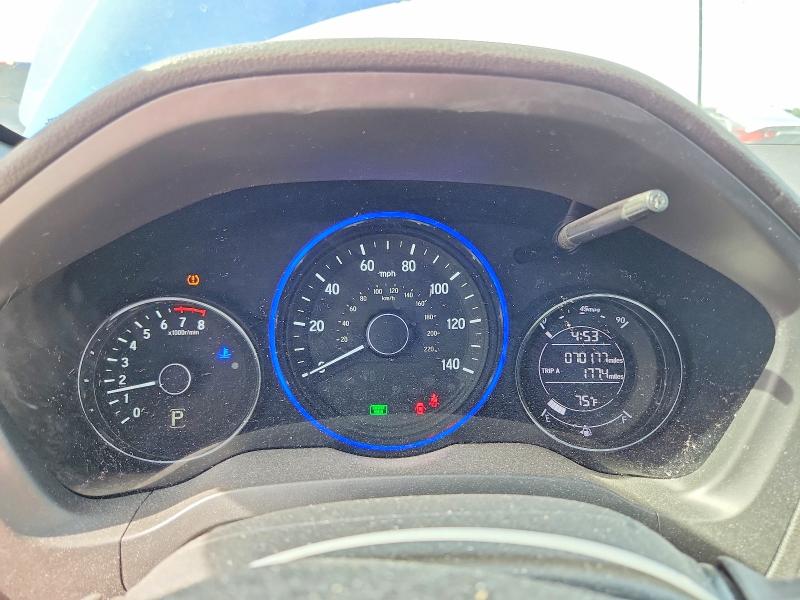 2022 Honda Hr-v VIN 3CZRU6H1XNM769695 COPART salvage auction — FRONT END, Mi - Cert Of Title-Salvage Vehicle, sold $3,850 on 2026-07-09 (photo 9)
