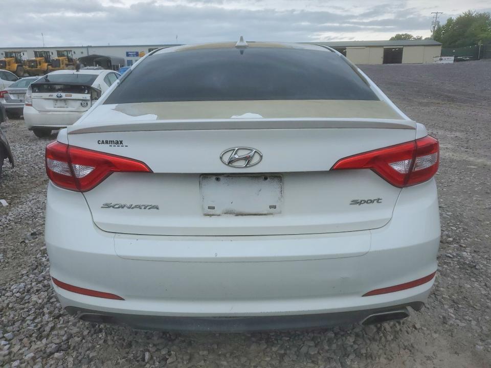 2015 Hyundai Sonata VIN 5NPE34AF0FH103969 COPART salvage auction — FRONT END, Tn - Certificate Of Title (P), sold $2,200 on 2026-07-09 (photo 6)