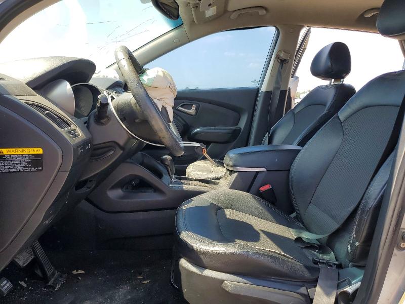 2012 Hyundai VIN KM8JU3AC4CU537112 COPART salvage auction — FRONT END, Tx - Salvage Vehicle Title, sold $750 on 2026-07-06 (photo 7)