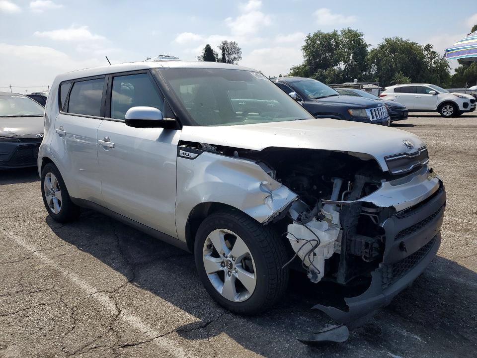 2017 Kia Soul VIN KNDJN2A24H7473324 COPART salvage auction — FRONT END, Ca - Dis/Dlr/Exp Only Clean Title (P), sold $1,850 on 2026-07-31 (photo 4)