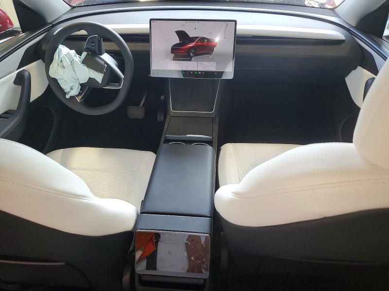 2026 Tesla Model y VIN 7SAYGDED2TF558684 COPART salvage auction — FRONT END, Mn - Cert Of Title-Salvage, sold $13,300 on 2026-08-25 (photo 8)