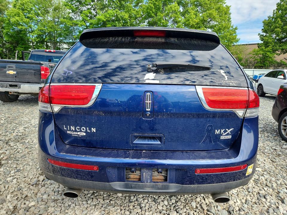 2012 Lincoln Mkx VIN 2LMDJ8JK9CBL07747 COPART salvage auction — FRONT END, Ma - Cert Of Title-Reconstrctd Coll, sold $400 on 2026-07-02 (photo 6)