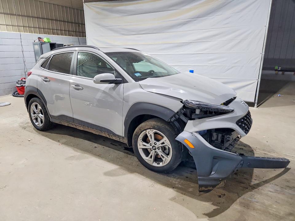 2023 Hyundai Kona VIN KM8K3CAB8PU047258 COPART salvage auction — ALL OVER, Ma - Cert Of Title-Salvage, sold $2,700 on 2026-07-28 (photo 4)