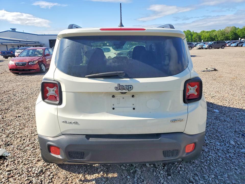2017 Jeep Renegade VIN ZACCJBBB3HPE54883 COPART salvage auction — FRONT END, Ny - Mv-907A Salvage Certificate, sold $1,450 on 2026-07-06 (photo 6)