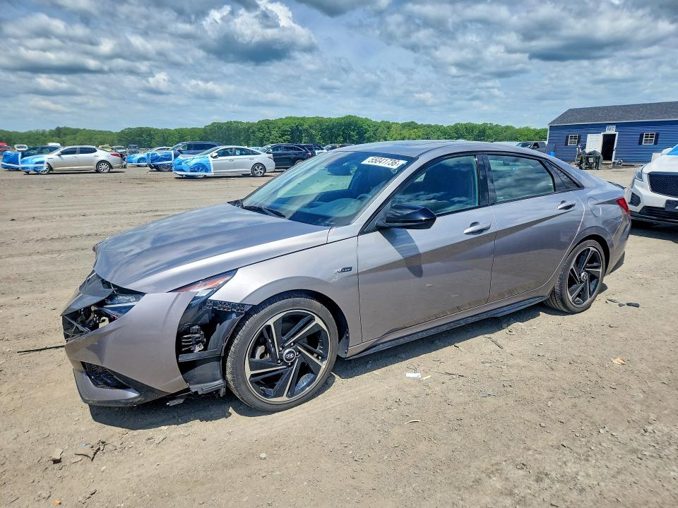 2023 Hyundai VIN KMHLR4AF1PU587210 COPART salvage auction — FRONT END, Ma - Cert Of Title-Salvage, sold $5,800 on 2026-07-08 (photo 1)