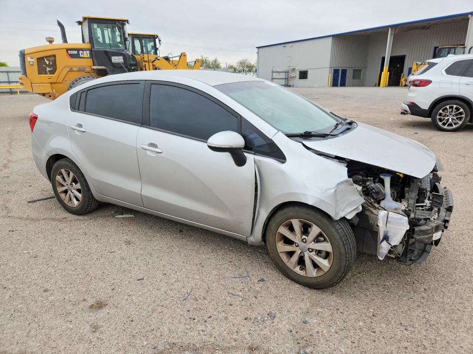 2013 Kia Rio VIN KNADN4A3XD6124750 COPART salvage auction — FRONT END, Az - Cert Of Title - Salvage, sold $775 on 2026-07-06 (photo 4)