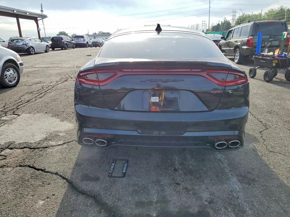 2018 Kia Stinger VIN KNAE35LC1J6039918 COPART salvage auction — FRONT END, Co - Public - Salvage Title, sold $2,150 on 2026-07-21 (photo 6)