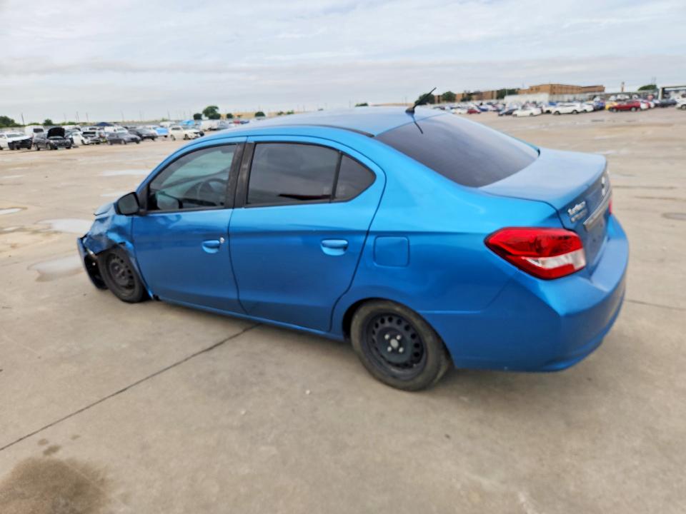 2018 Mitsubishi Mirage VIN ML32F3FJ6JHF06675 COPART salvage auction — FRONT END, TX - SALVAGE VEHICLE TITLE, sold $175 on 2026-07-30 (photo 2)
