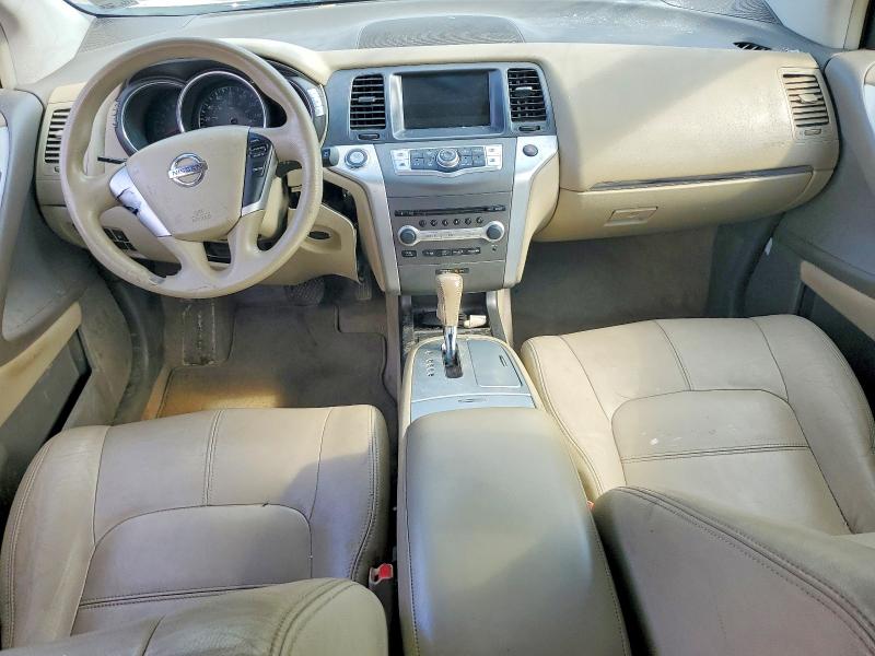 2012 Nissan Murano VIN JN8AZ1MU0CW113689 COPART salvage auction — ROOF, MS - CERT OF TITLE-SALVAGED, sold $250 on 2026-07-10 (photo 8)