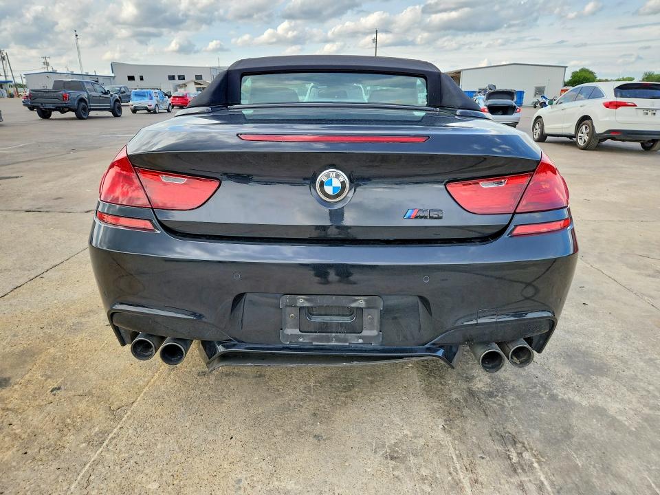 2013 BMW M6 VIN WBSLZ9C58DDZ77943 COPART salvage auction — WATER/FLOOD, TX - SALVAGE TITLE-FLOOD DAMAGE (P), sold $7,100 on 2026-07-13 (photo 6)