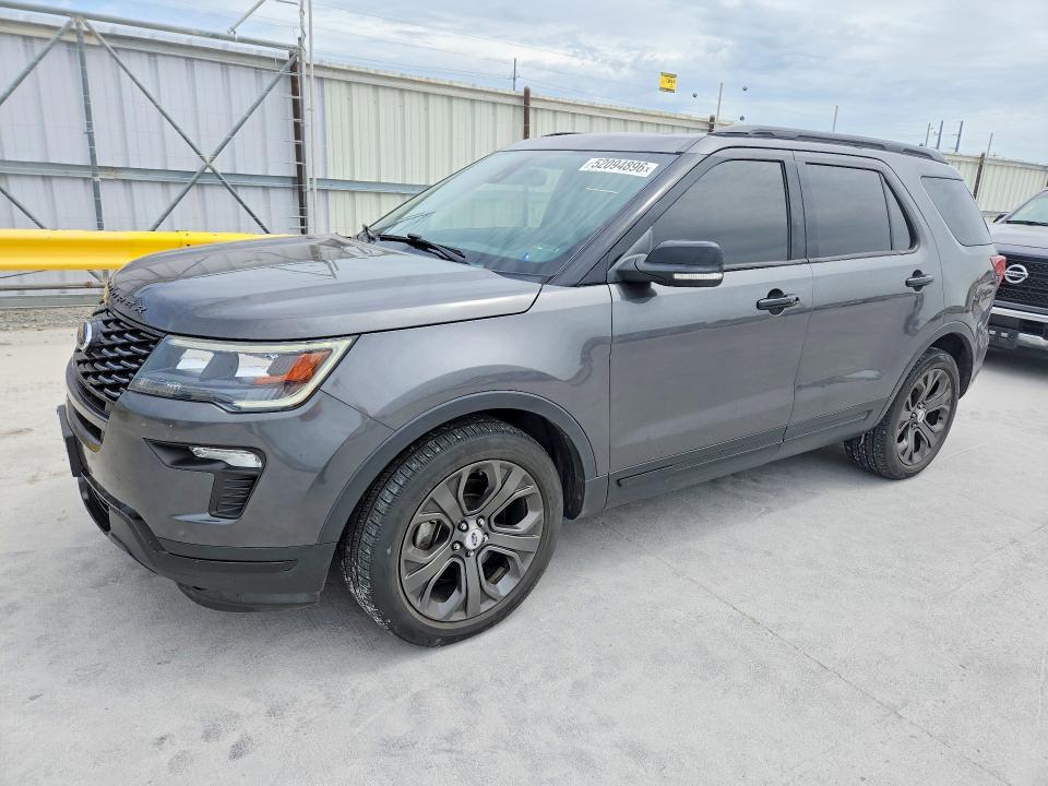 2018 Ford Explorer VIN 1FM5K8GT6JGC32752 — COPART salvage auction photo