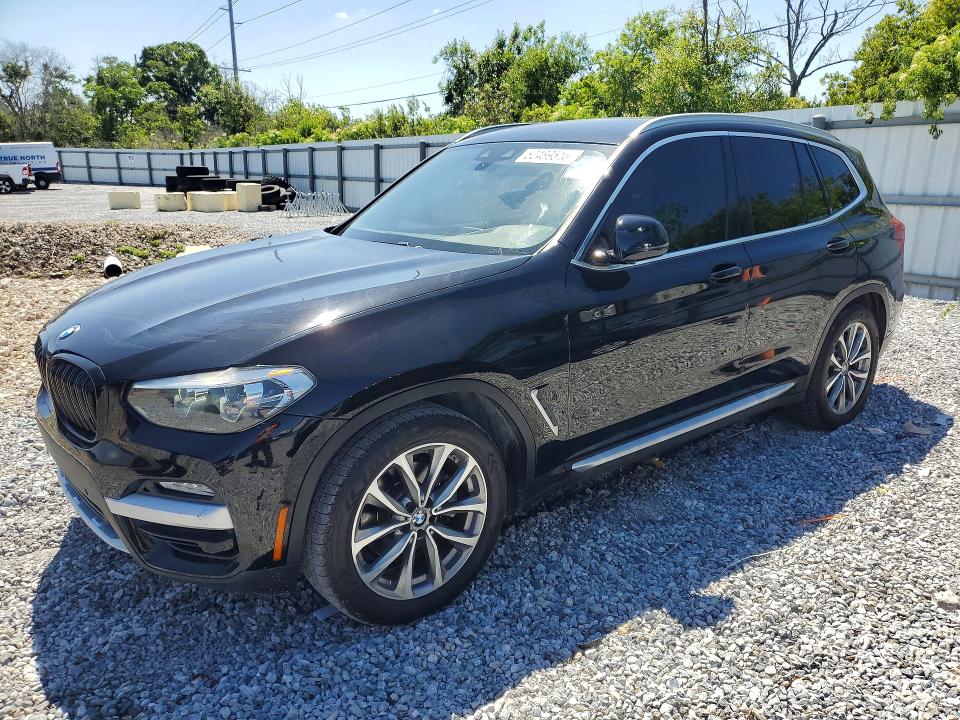 2019 BMW X3 VIN 5UXTR7C59KLF34684 COPART salvage auction — MINOR DENT/SCRATCHES, Fl - Certificate Of Title (P), sold $8,000 on 2026-07-09 (photo 1)