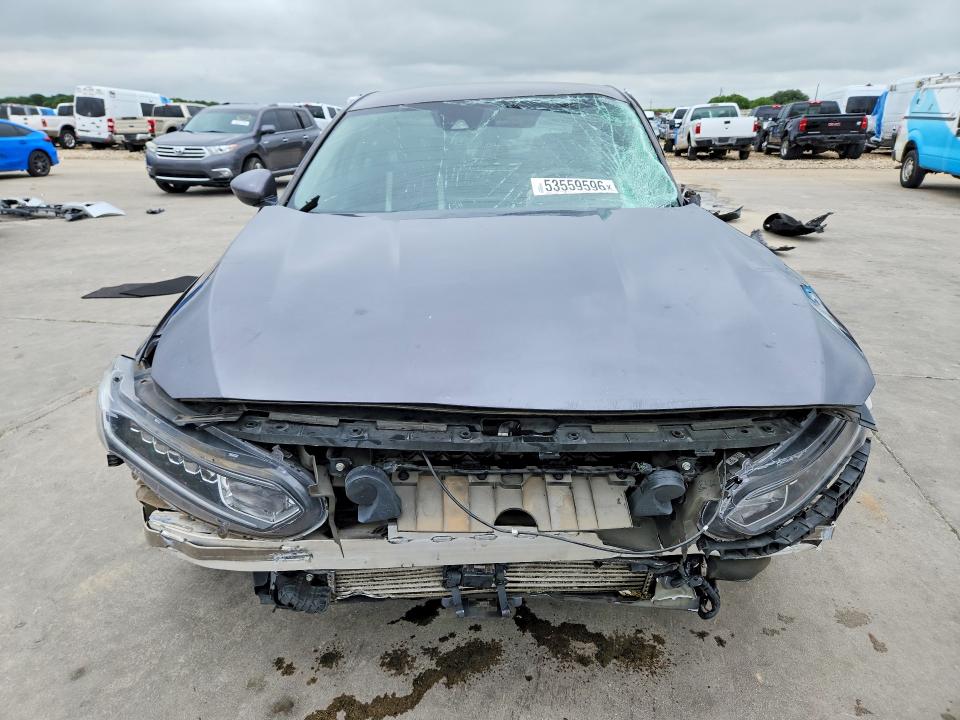 2018 Honda Accord VIN 1HGCV1F14JA258345 COPART salvage auction — SIDE, Tx - Nonrepairable Title, sold $1,550 on 2026-07-09 (photo 5)