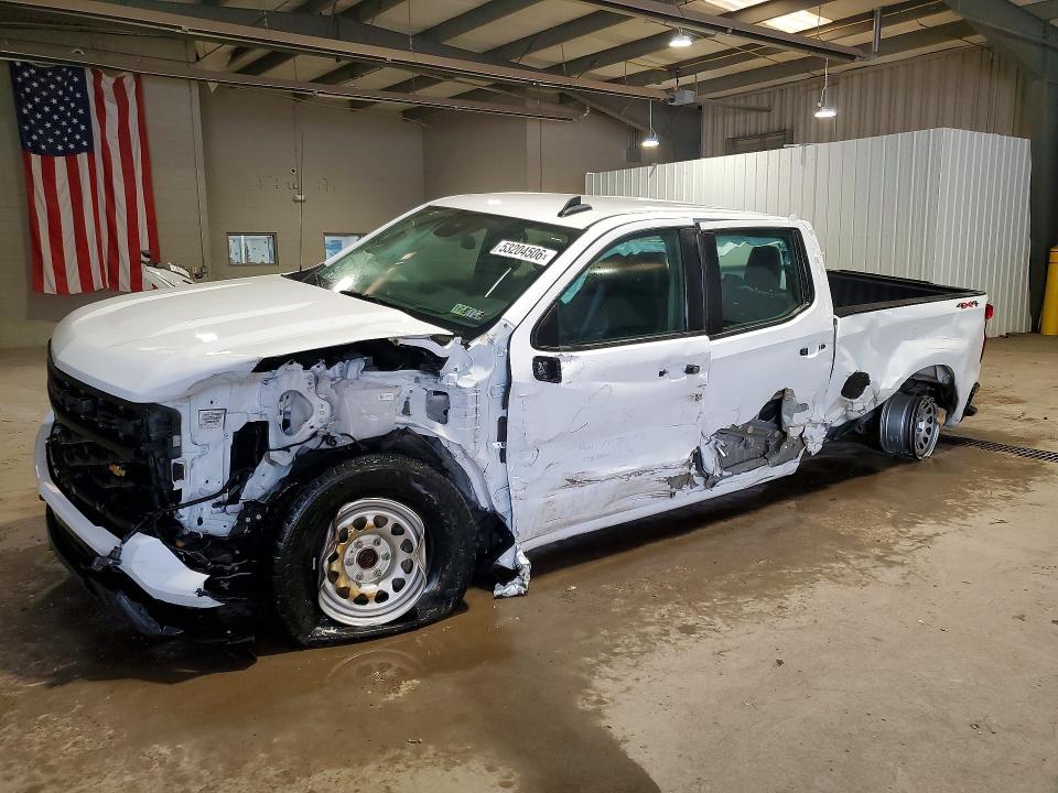 2024 Chevrolet Silverado VIN 1GCUDAED5RZ183704 COPART salvage auction — FRONT END, Pa - Certificate Of Salvage, sold $10,900 on 2026-07-29 (photo 1)