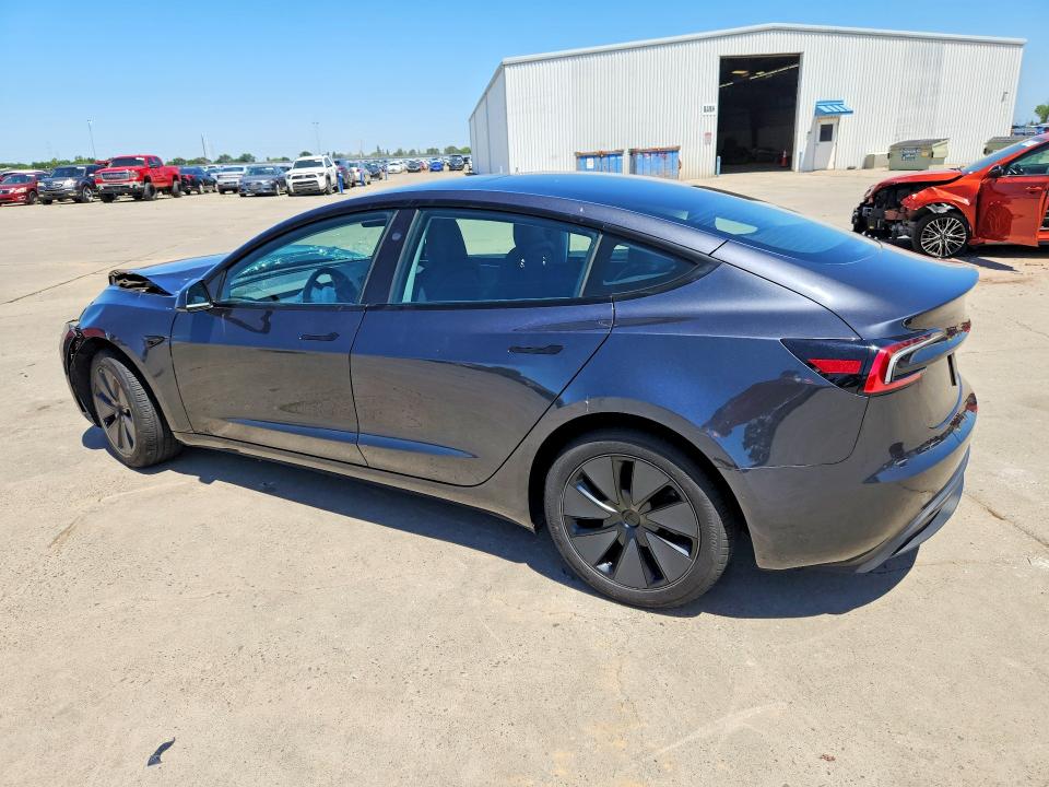 2025 Tesla Model 3 VIN 5YJ3E1EA9SF016532 COPART salvage auction — FRONT END, Ca - Salvage Certificate, sold $9,400 on 2026-07-20 (photo 2)
