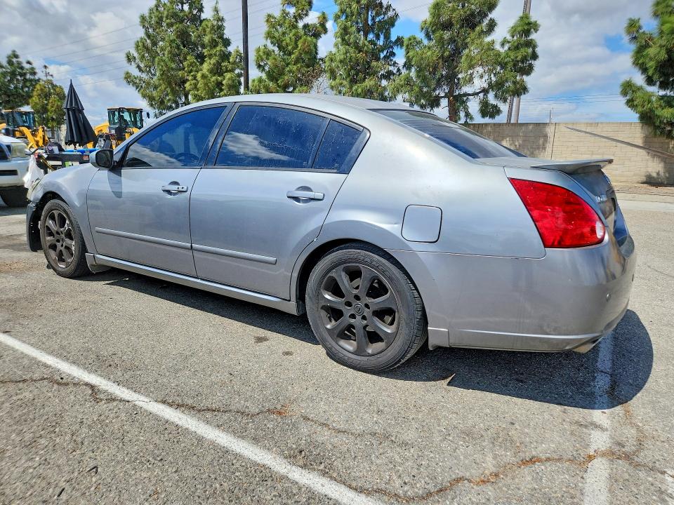 2007 Nissan Maxima VIN 1N4BA41E27C843784 COPART salvage auction — FRONT END, Ca - Salvage Certificate, sold $325 on 2026-07-09 (photo 2)