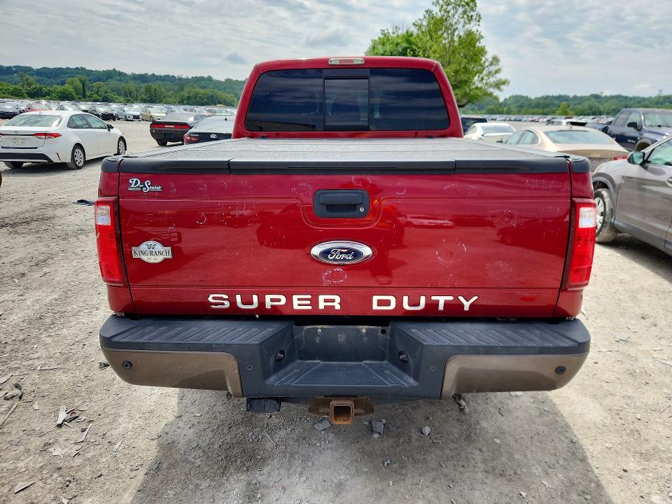 2016 Ford F250 VIN 1FT7W2BT1GEA26796 COPART salvage auction — HAIL, Il - Salvage Certificate, sold $15,900 on 2026-07-27 (photo 6)