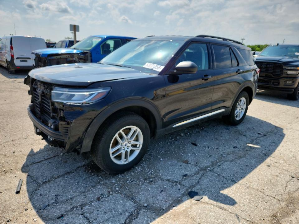 2025 Ford Explorer VIN 1FMUK8DH9SGB22226 COPART salvage auction — REAR END, In - Cert Of Title-Salvage Title, sold $12,900 on 2026-07-28 (photo 1)