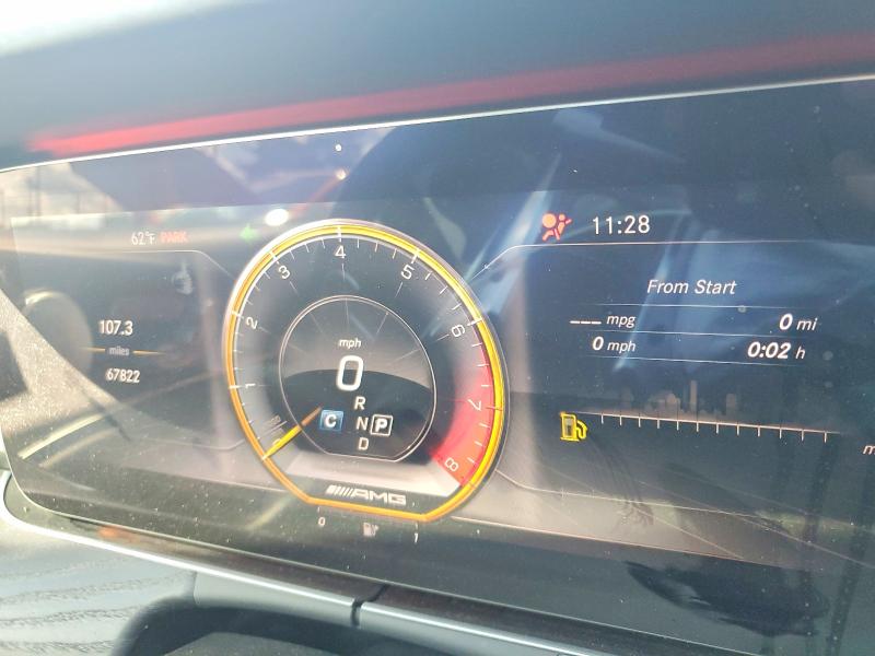 2020 Mercedes-benz E-klasse amg VIN W1KZH8KB1LA816331 COPART salvage auction — Front End, OH - CERT OF TITLE-SALVAGE, sold $17,000 on 2026-06-17 (photo 9)