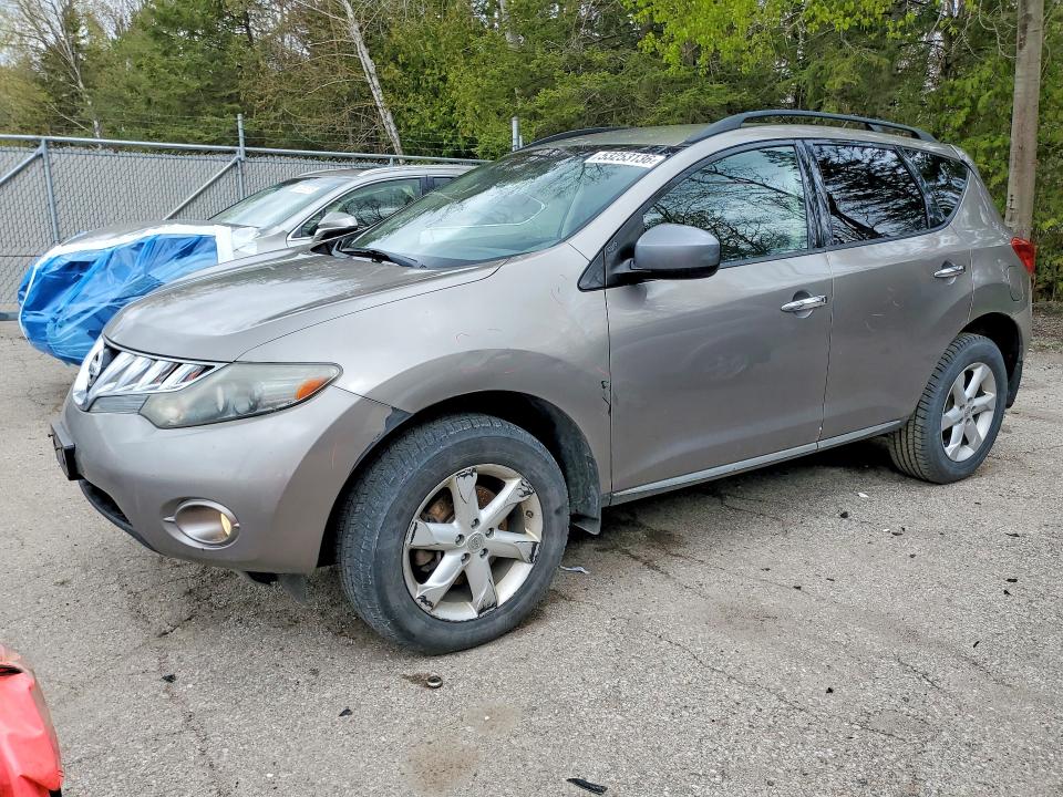 2009 Nissan Murano VIN JN8AZ18W69W208388 COPART salvage auction — REAR END, On - Permit No Brand - Unfit, sold $400 on 2026-07-23 (photo 1)