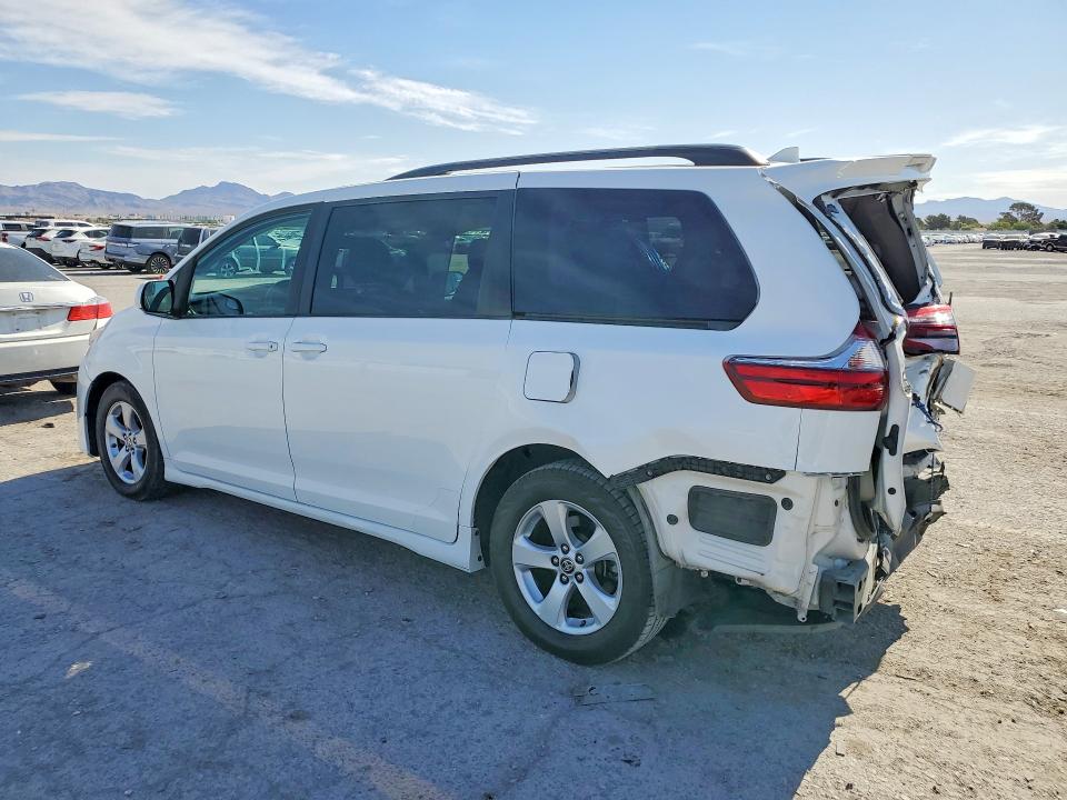 2020 Toyota Sienna VIN 5TDKZ3DCXLS081269 COPART salvage auction — REAR END, NV - SALVAGE TITLE, sold $6,700 on 2026-07-23 (photo 2)