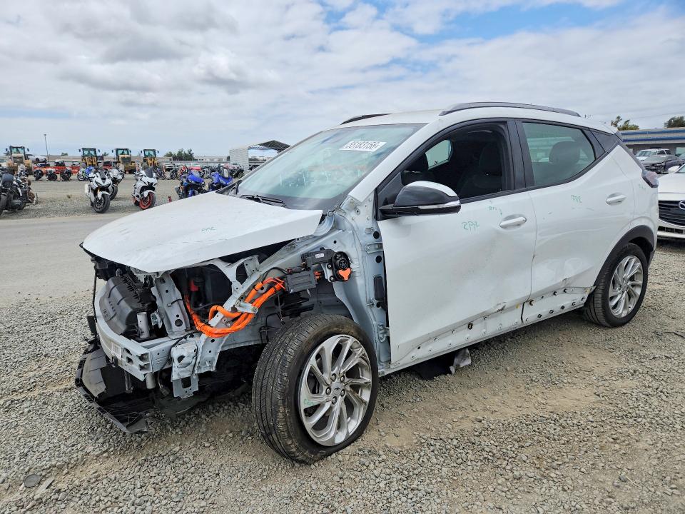 2023 Chevrolet Bolt VIN 1G1FY6S04P4206582 COPART salvage auction — FRONT END, Ca - Salvage Certificate, sold $4,000 on 2026-07-09 (photo 1)