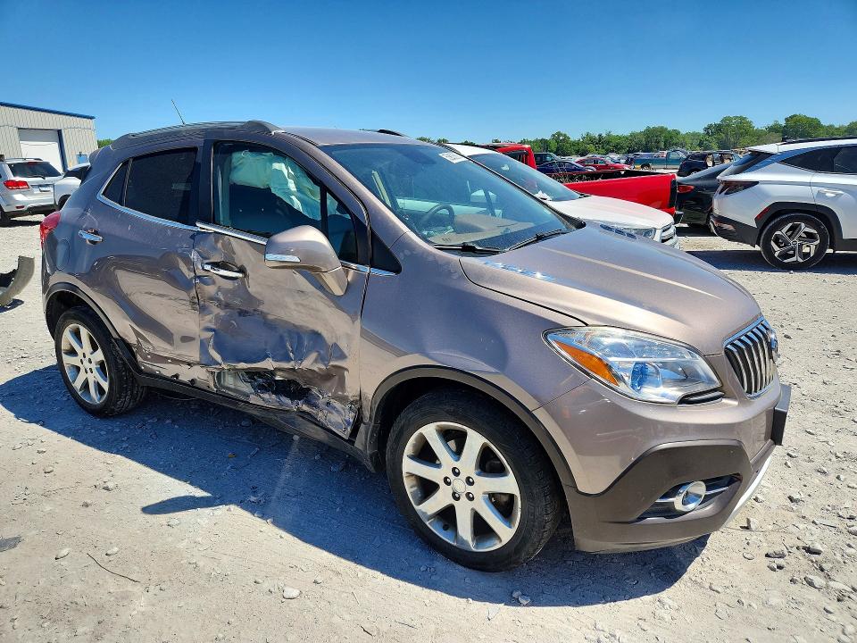 2014 Buick Encore VIN KL4CJCSB1EB520658 COPART salvage auction — SIDE, Wv - Salvage Certificate, sold $900 on 2026-07-22 (photo 4)