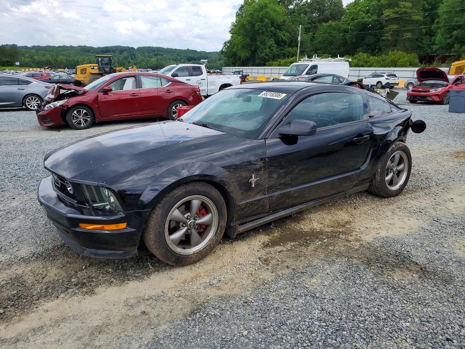 2006 Ford Mustang VIN 1ZVFT80N665158847 COPART salvage auction — REAR END, Nc - Salvage Certificate Of Title, sold $400 on 2026-07-02 (photo 1)