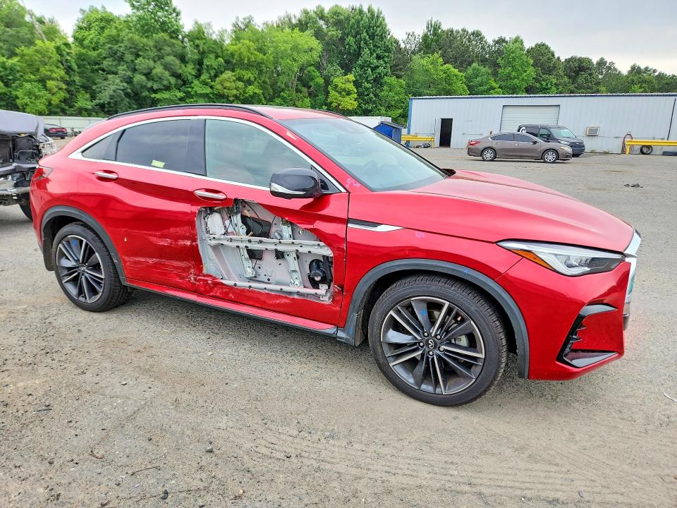 2023 Infiniti VIN 3PCAJ5LR8PF108726 COPART salvage auction — SIDE, La - Cert Of Title-Salvage, sold $10,000 on 2026-07-09 (photo 4)