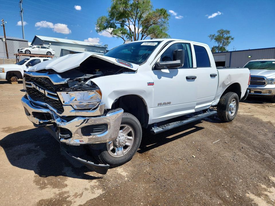 2021 Ram 2500 VIN 3C6UR5CJ2MG638106 COPART salvage auction — FRONT END, Nm - Cert Of Title-Salvage, sold $4,150 on 2026-07-23 (photo 1)