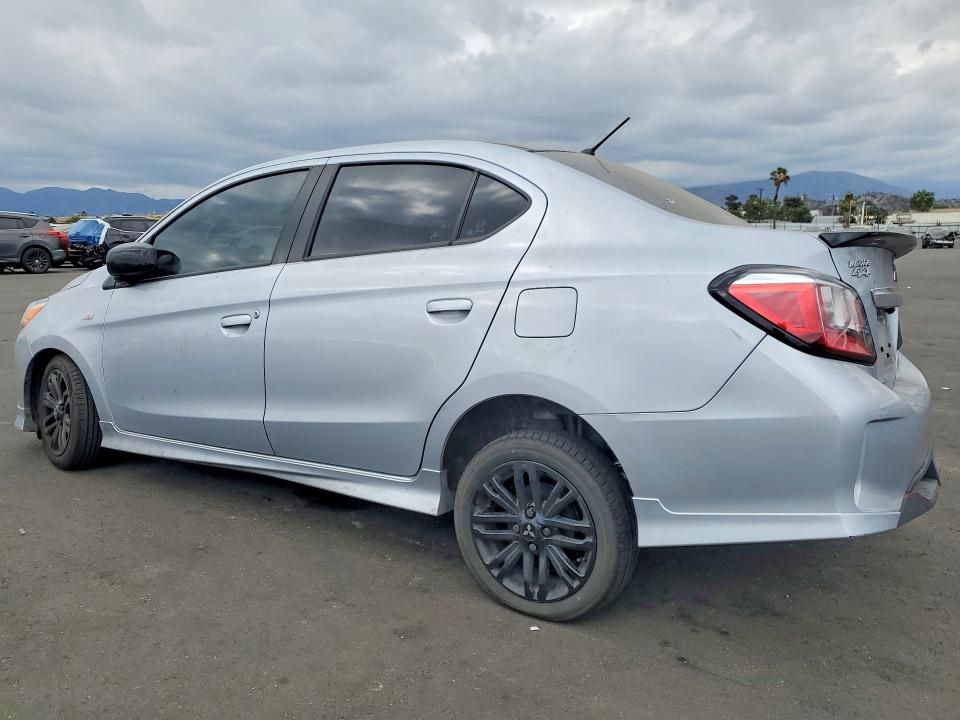 2024 Mitsubishi Mirage VIN ML32FUFJ3RHF08529 COPART salvage auction — FRONT END, Ca - Salvage Certificate, sold $2,500 on 2026-07-13 (photo 2)
