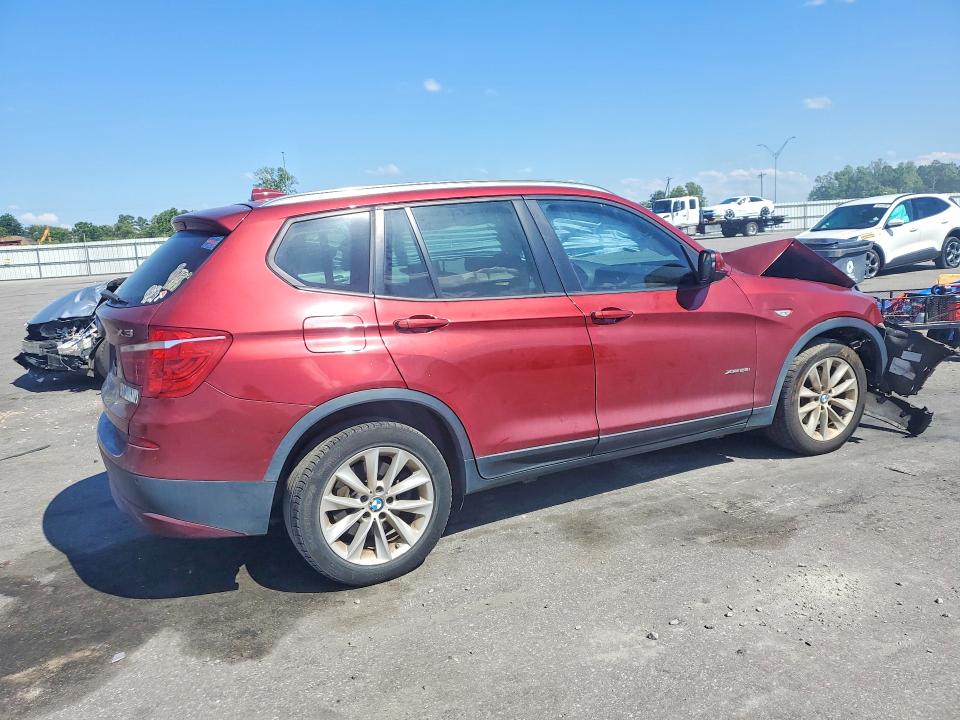 2014 BMW X3 VIN 5UXWX9C54E0D40942 COPART salvage auction — FRONT END, NC - SALVAGE CERTIFICATE OF TITLE, sold $275 on 2026-07-02 (photo 3)