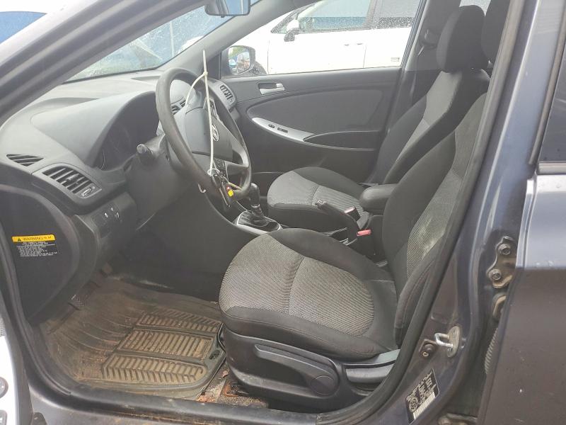 2012 Hyundai Accent VIN KMHCT5AE3CU048564 COPART salvage auction — FRONT END, Nb - Clean Title, sold $275 on 2026-07-30 (photo 7)