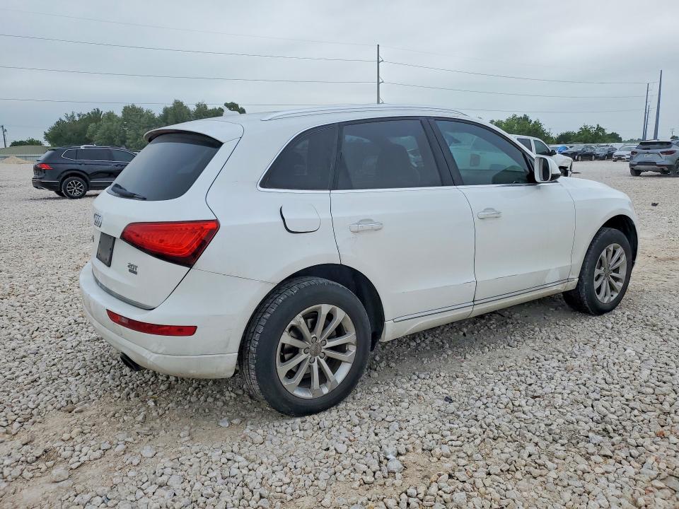 2017 Audi Q5 VIN WA1C2AFP1HA043165 COPART salvage auction — FRONT END, Tx - Salvage Vehicle Title, sold $1,600 on 2026-07-02 (photo 3)