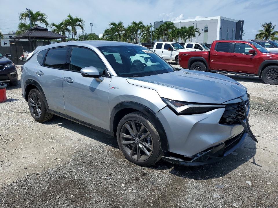 2025 Acura Adx VIN 3HDSA1H58SM702030 COPART salvage auction — REAR END, Fl - Certificate Of Destruction, sold $8,200 on 2026-07-10 (photo 4)