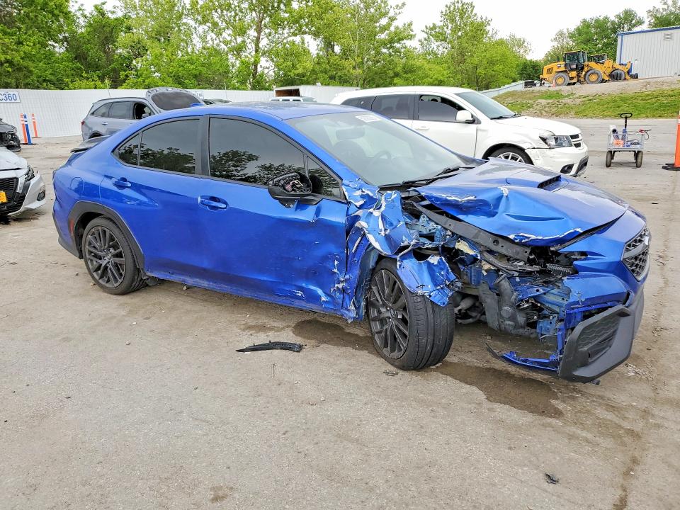 2023 Subaru Wrx VIN JF1VBAH61P8804145 COPART salvage auction — FRONT END, Mo - Salvage Certificate Of Title, sold $3,650 on 2026-07-28 (photo 4)