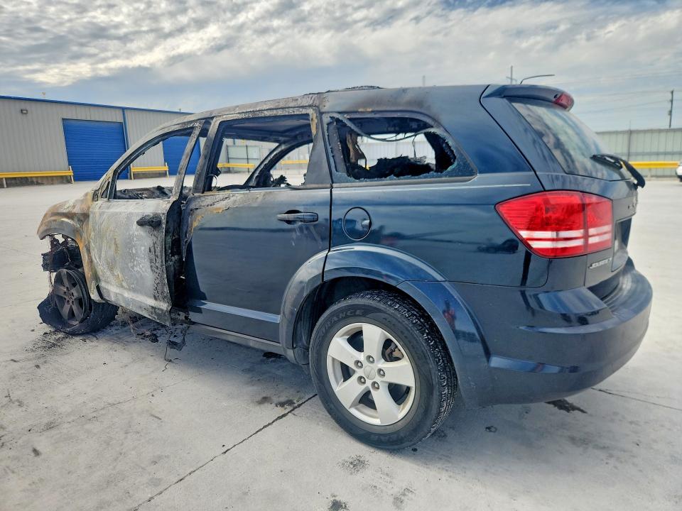 2013 Dodge Journey VIN 3C4PDCAB0DT509633 COPART salvage auction — BURN, Tx - Nonrepairable Title, sold $175 on 2026-07-02 (photo 2)